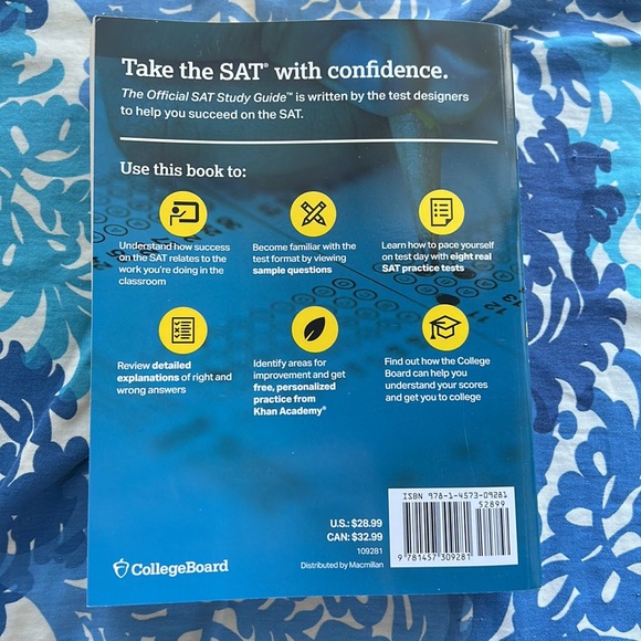 SAT Study Guide/Prep Book (CollegeBoard), 8 practice exams for High School SAT - Picture 5 of 6